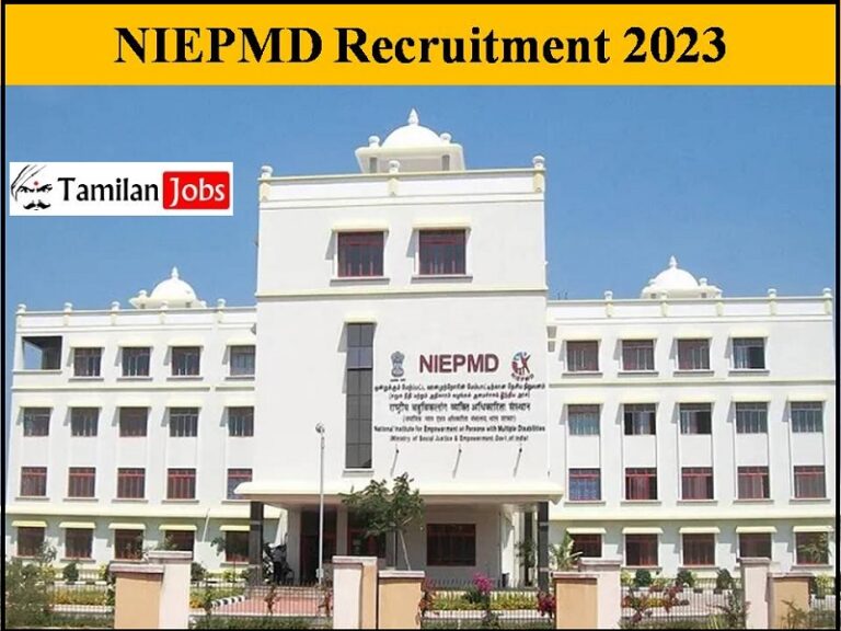 NIEPMD Recruitment 2023