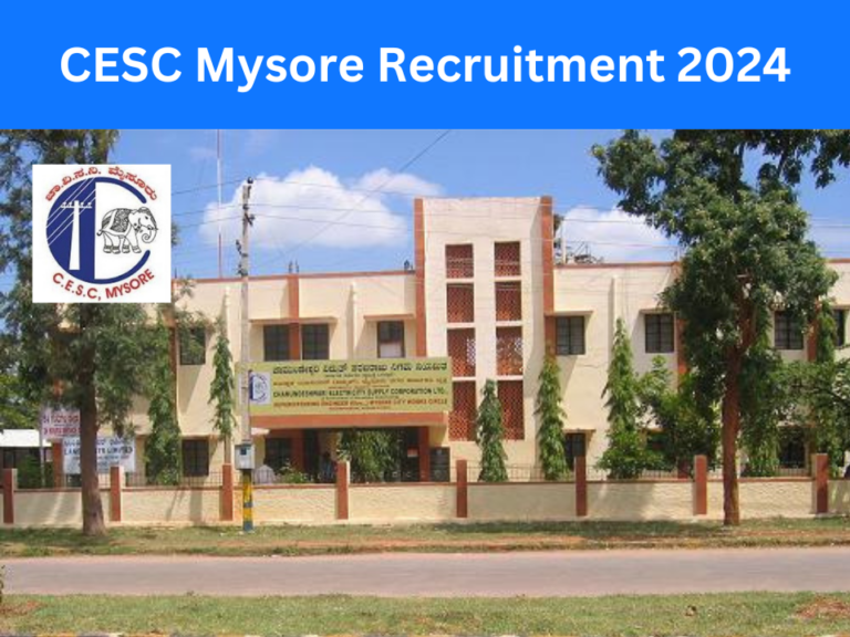 CESC Mysore Recruitment 2024