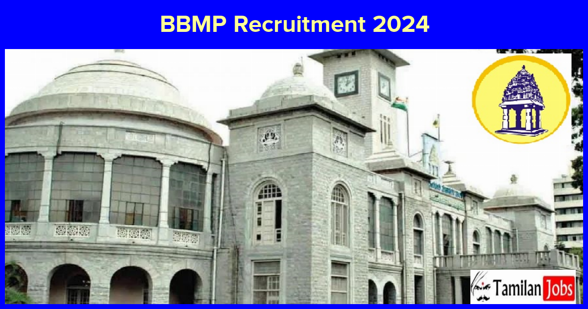 BBMP Recruitment 2024