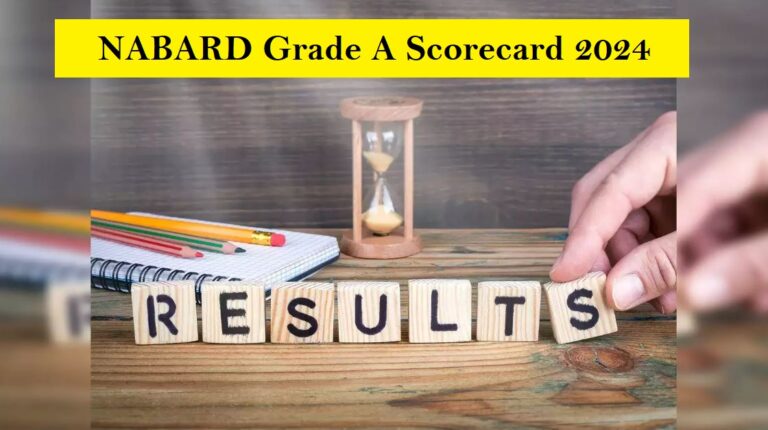 NABARD Grade A Scorecard 2024