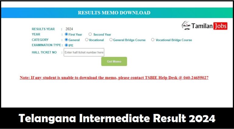 Telangana Intermediate Results