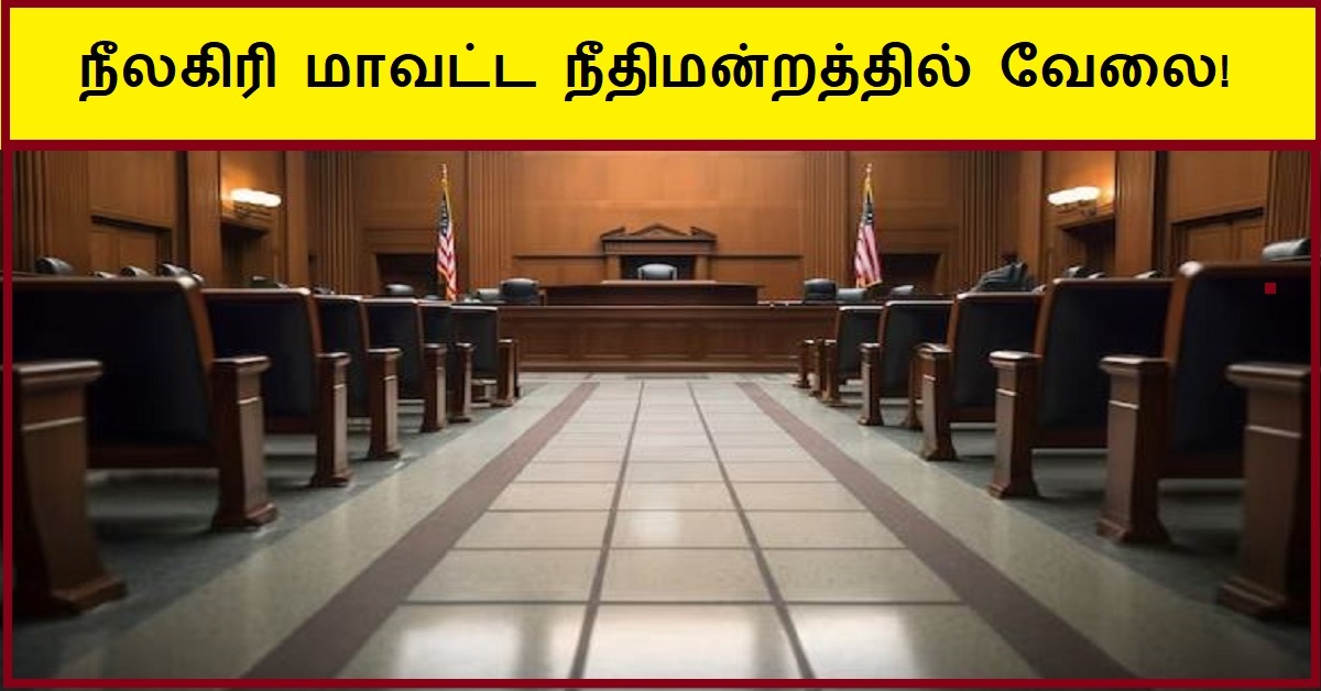 Nilgiris District Court Recruitment 2024